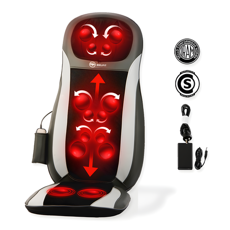 Asiento Masajeador Melon Cervical Espalda Calor Shiatsu I2000