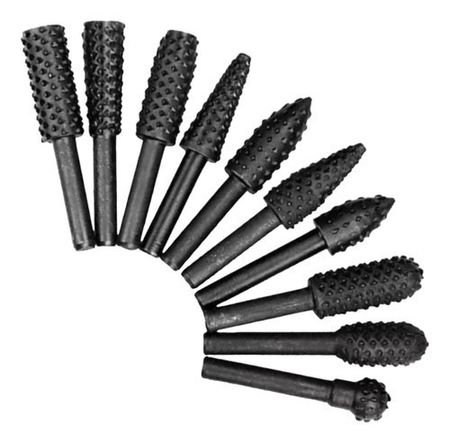 Accesorios Ruhlmann Minitorno Fresa Madera Set de 10 Piezas