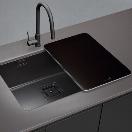 Pileta de Cocina Essentia Simple 660B Grafito Satinado Mi Pileta