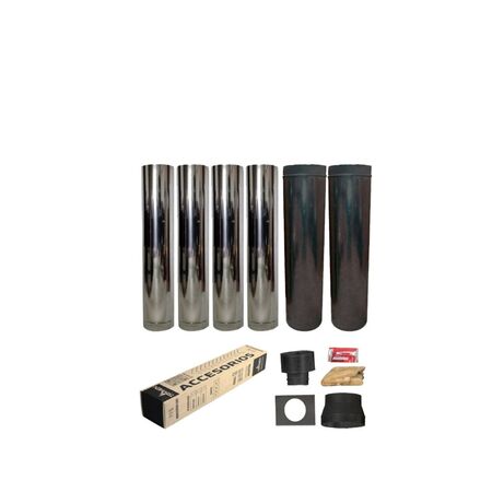 Kit Instalación Techo Tromen 8 Pulgadas Inoxidable