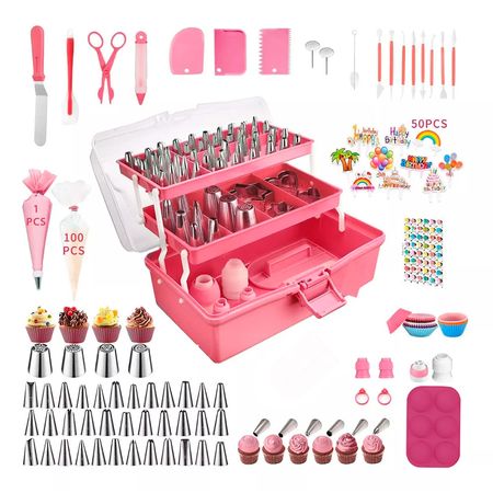 Kit de Decoración Gadnic 370 Piezas Para Reposteria 