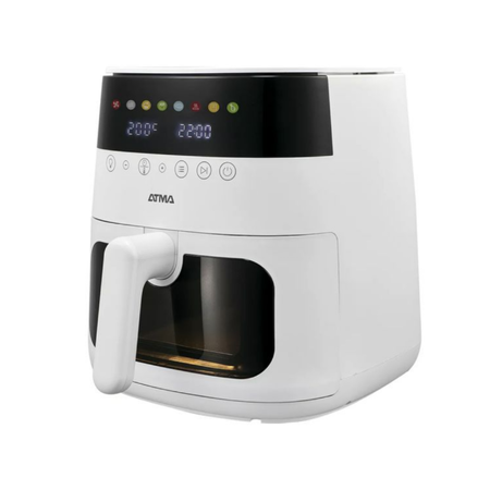 FREIDORA DE AIRE ATMA FRYER BLANCA CON VISOR 6 L (FR246AWP)