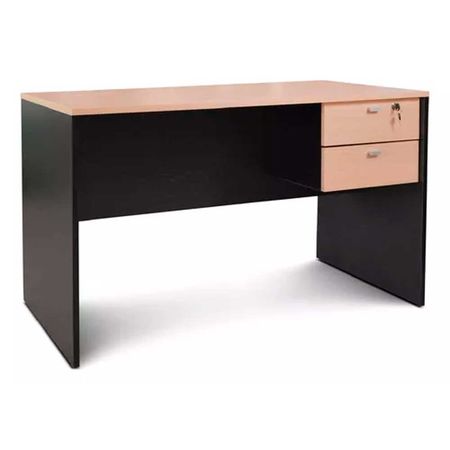 Escritorio 502Melamina 74 Cm 120 Cm70 Cm Negro-Haya