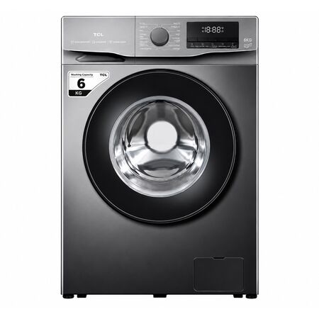 Lavarropas TCL EFFIWASH P6065FL Inverter Gris 6 Kg 