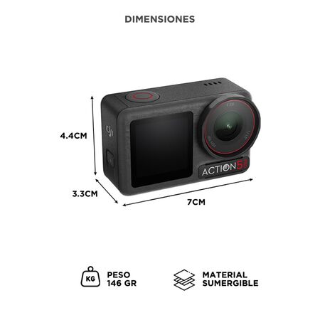 Cámara Osmo Action 5 Pro DJI Adventure Combo