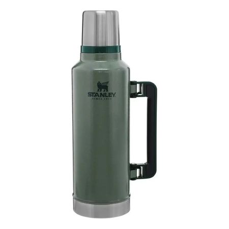 Termo Stanley Clasico De 1.4l Con Asa Plegable Verde