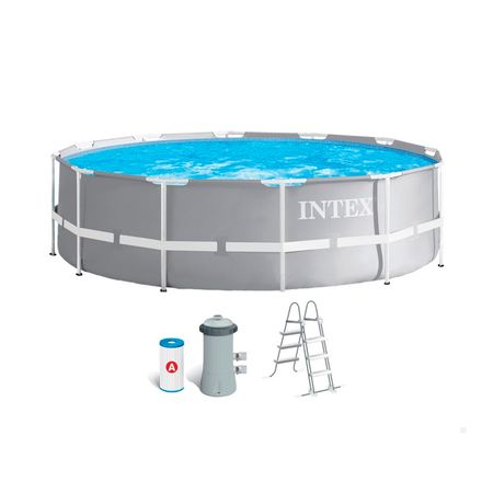 Pileta Estructural Redonda 366x99 cm C/Bomba Intex