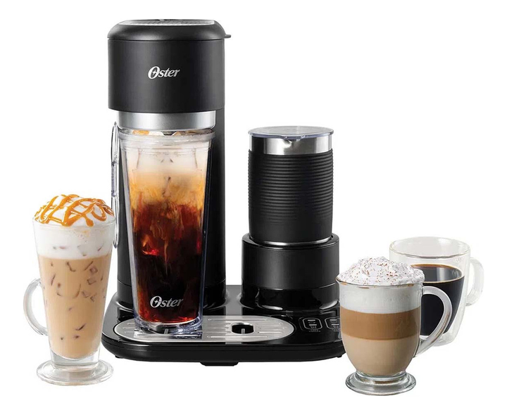 Cafetera Oster Latte 4 En 1 C/espumador Integrado Dc02b-054 Negro - Vista 1