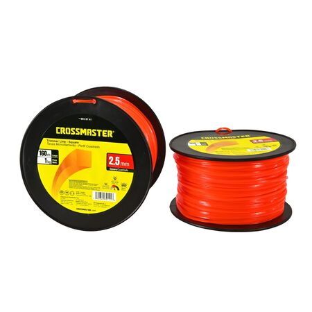 Tanza Monofilamento Cuadrada Crossmaster 2,5mm x 1Kg