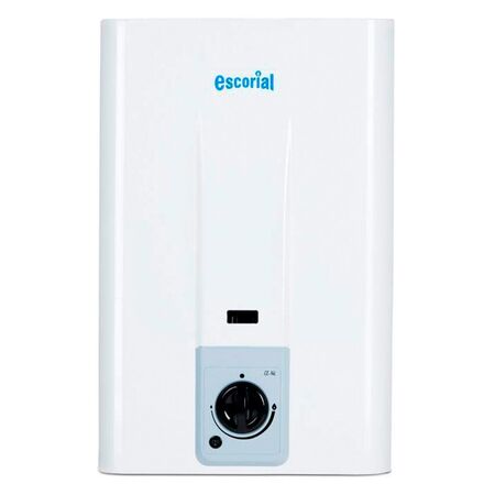 Calefon a Gas Natural 14L Escorial CE-14LBN Blanco