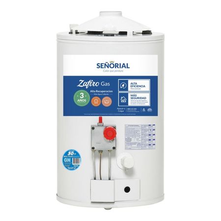 Termotanque Señorial de Alta Recuperación a Gas 30 Lts.