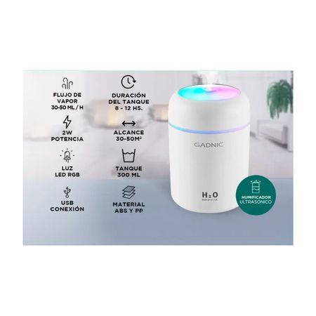  Humificador Gadnic HMD1110 Difusor Aromático Aromaterapia