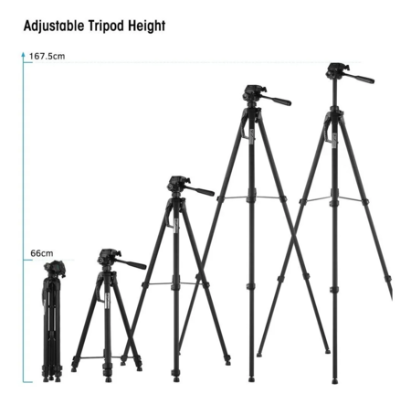 TRIPODE BEMBE PARA FOTOGRAFIA TLF170 CON ADAPTADOR PARA SMARTPHONE