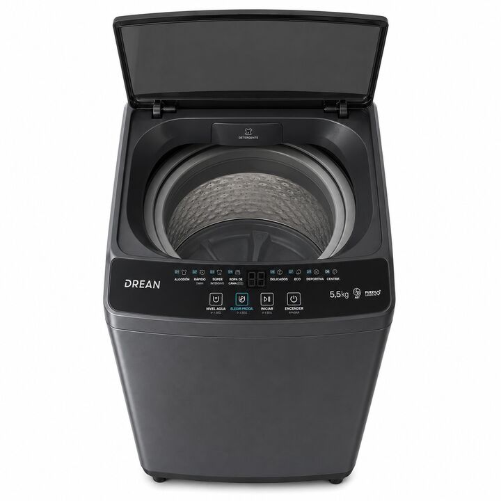 Lavarropas Drean LPDRU0670ILG0 5,5 Kg Carga Superior Automático - Vista 3