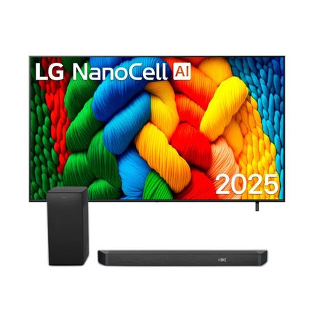Combo Smart TV LG NanoCell 4K 75" + Barra Sonido Philips 240W
