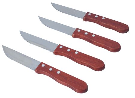 Set De 4 Cuchillos Asado