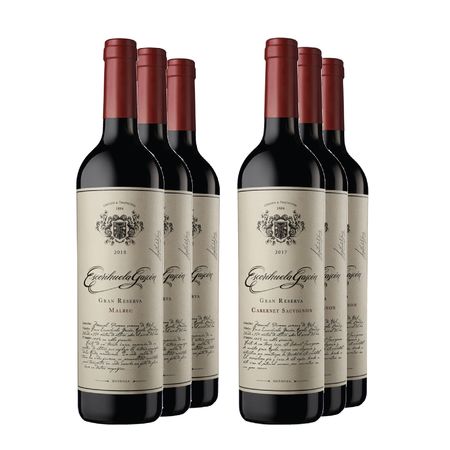 Vino Tinto Escorihuela Gascon Gran Reserva Seleccion II x 6