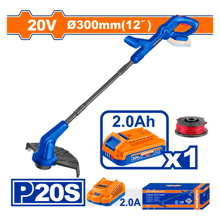 Bordeadora 20V + Bateria + Cargador WADFOW WDFWGTP5354 