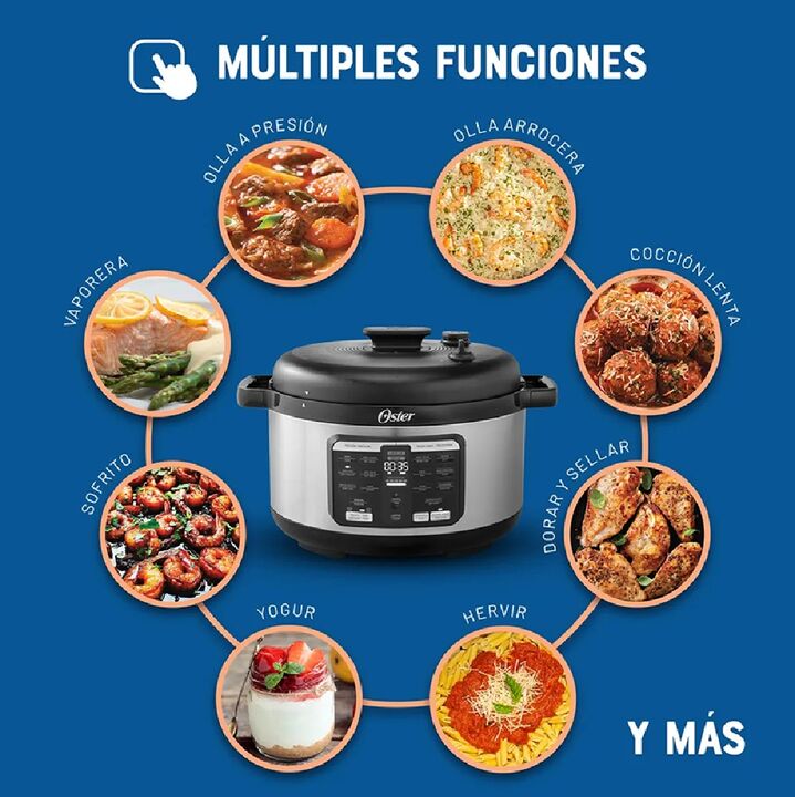 Multi-olla rápida ovalada Oster® 5.7 L — 15 funciones | CKSTPCECOV57 - Vista 7