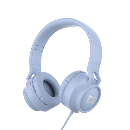Auriculares Dekkin Over Ear Vincha Cable Usb-C Celeste