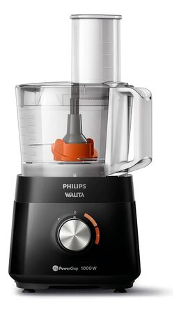 Procesadora De Alimentos Philips Hr7304/90 1000w 1.5l 6 Acces Negro