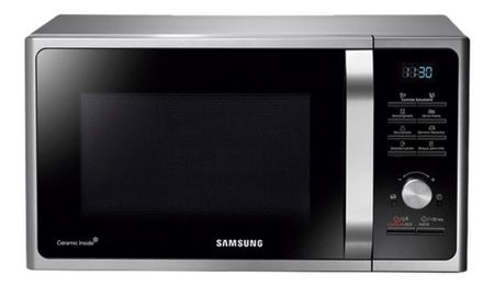 Microondas Grill Samsung Mg23f3k3t   Plata 23l 220v