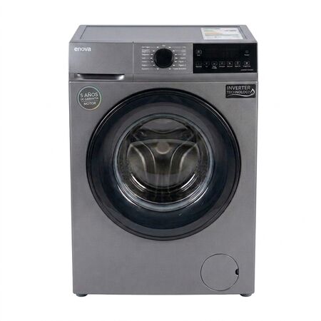 Lavarropas Enova Inverter Carga Frontal 8 Kg 1200 RPM Gris