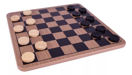 Juego De Mesa Damas Tablero De Madera ( 7398)