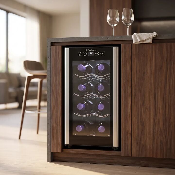 Cava De Vino Electrolux Erw085xamb 8 Botellas Panel Touch - Vista 5