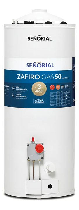 Termotanque Multigas Señorial linea Zafiro 50 lts alta recuperacion - Vista 1