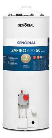 Termotanque Multigas Señorial linea Zafiro 50 lts alta recuperacion