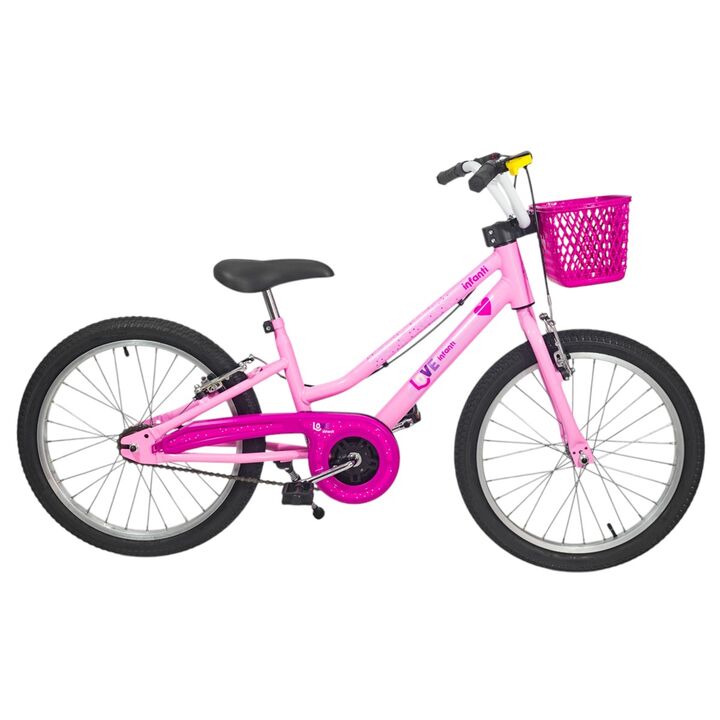 Bicicleta Infanti R20 Rosa Claro - Vista 4