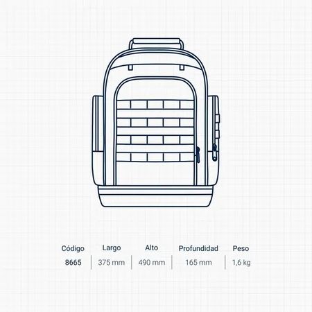 Mochila Porta Herramientas Bremen 35 Litros