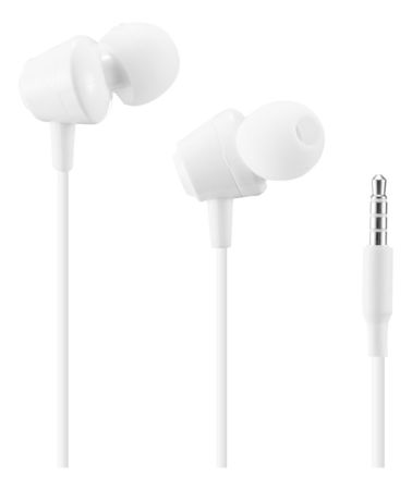 Auriculares Acc-Au-046 In-Ear Dekkin Sin Micrófono 3,5 Mm Blanco