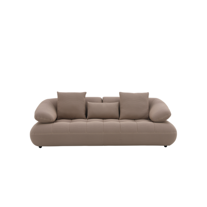 SOFA TRES CUERPOS ALLEGRA BEIGE - Vista 2