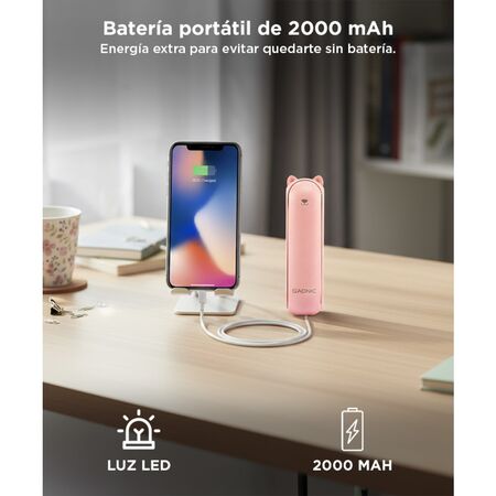 Ventilador Portátil Gadnic 3 en 1