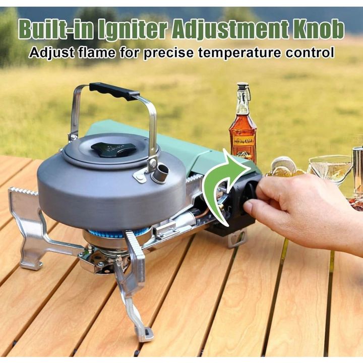Estufa De Camping Genérica Butano Plegable Con Bolso Anafe - Vista 2