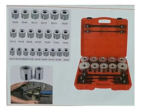 Kit Extractor Colocador de Bujes Eurotech 27 Piezas 34-90mm