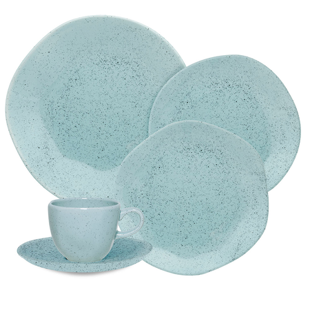 Juego Vajilla Porcelana X30 Platos Te Cafe Para 6 Oxford