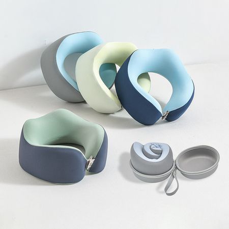 Almohada Cervical Plegable Dehuka Para Avion Auto O Oficina Memory Foam Ligera Y Portatil Regalo Ideal