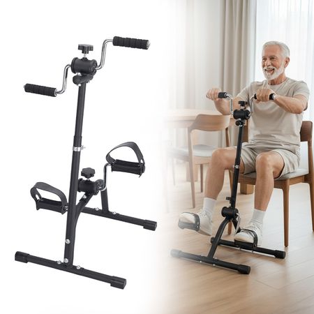 Bicicleta Fija Gadnic F-3050 Resistencia Ajustable Piernas y Brazos Rehabilitación y Cardio