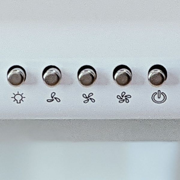 Purificador Extractor De Cocina Blanco 3 velocidades 112w Ken Brown KBP101B - Vista 7