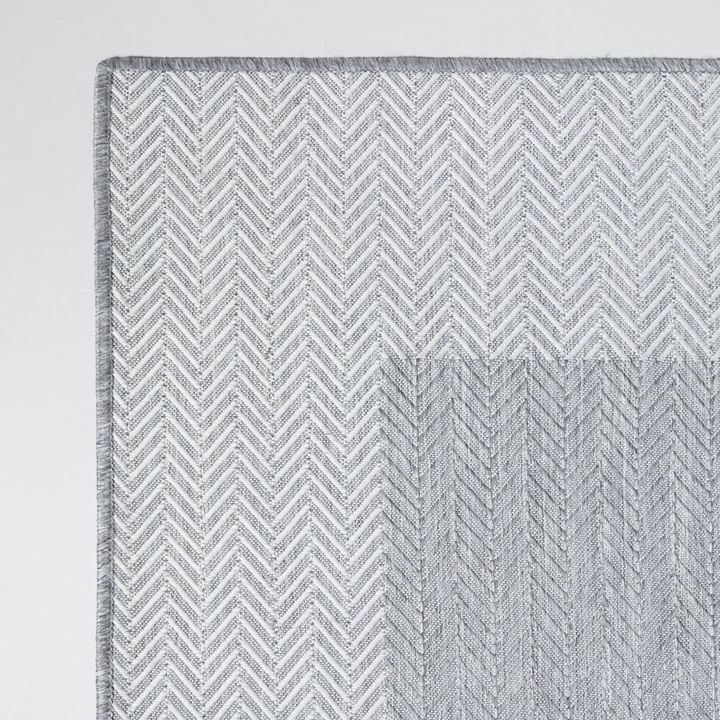 Alfombra simil Yute Gris - 160x250 cm - Vista 2