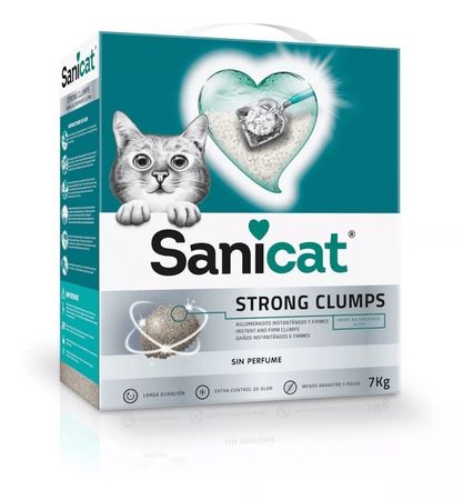 Arena Para Gatos Sanicat Strong Clumps X 7 Kg ( 11250)