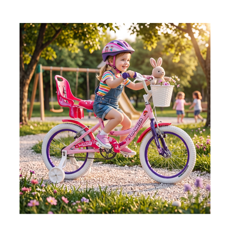 Bicicleta Infantil TopMega Vickfly Rodado 16 RosaVioleta 