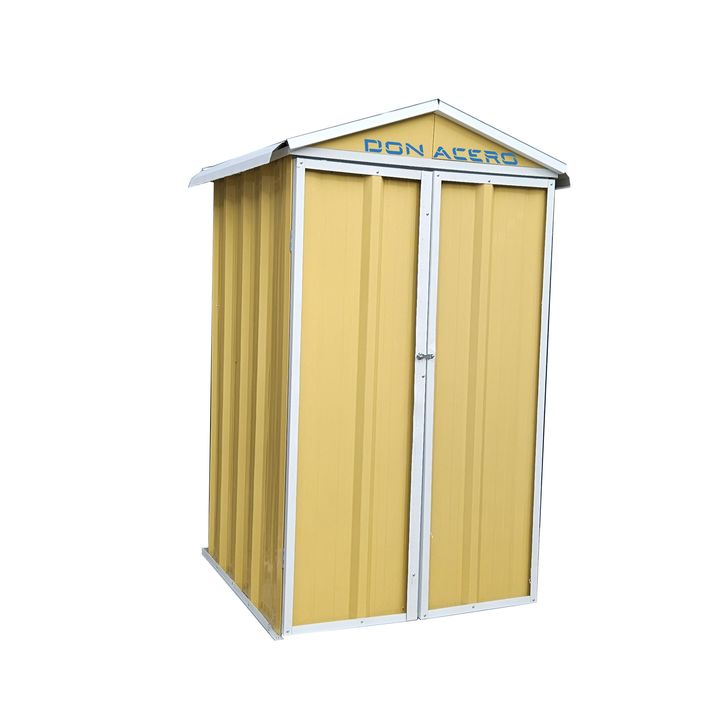 Armario Deposito Galpon de jardin 1x1x2 Arena + Estante Calibre 28 DON ACERO - Vista 1