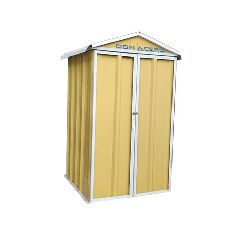 Armario Deposito Galpon de jardin 1x1x2 Arena + Estante Calibre 28 DON ACERO