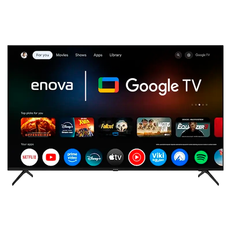 Smart Tv Enova 75 Pulgadas Qled Uhd Te75Ug12 Google Tv