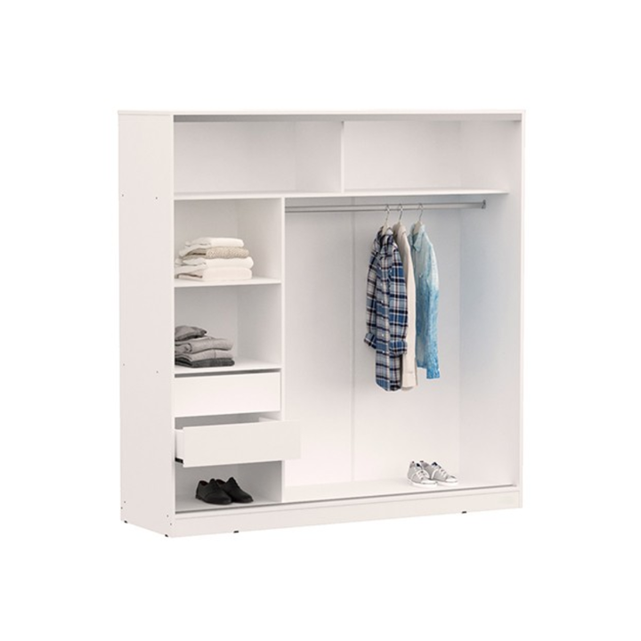 placard corredizo 1.80 blanco 56349 mosconi - Vista 2