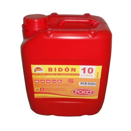 Bidon Para Combustible Foco 10 Lts